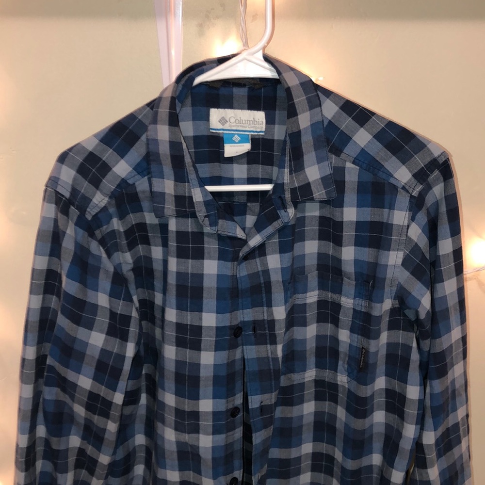 Columbia Long-sleeve Plaid Shirt